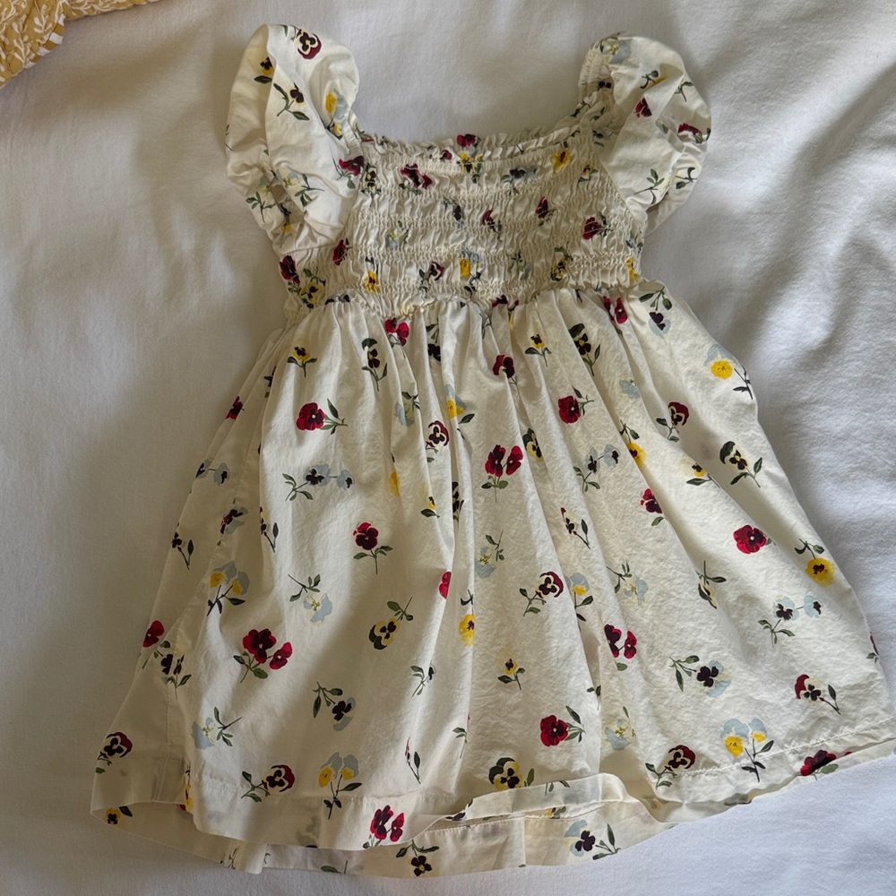 GAP Doen Girl’s Dress with Puff Sleeves